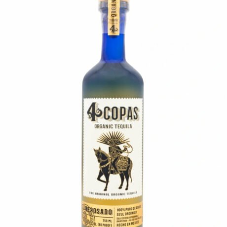 4 Copas Organic Tequila Reposado 750mL