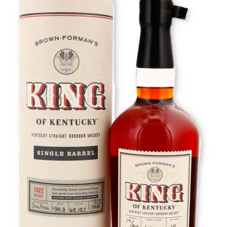 Brown Forman King of Kentucky 15 Year Old Single Barrel Bourbon 2022 Release 130.3 Proof