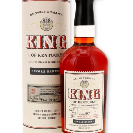 Brown Forman King of Kentucky 15 Year Old Single Barrel Bourbon #7 2022 Release 1 of 99