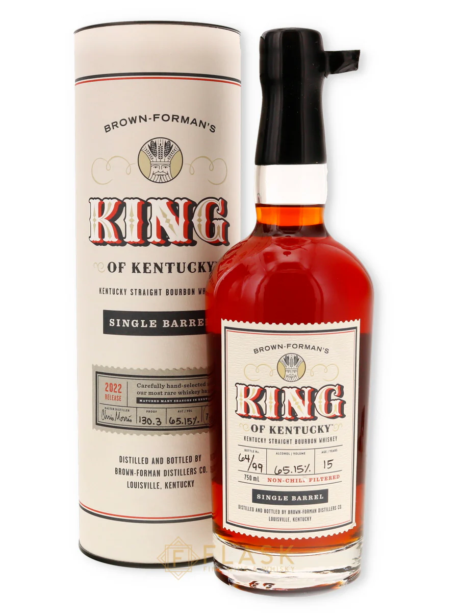 Brown Forman King of Kentucky 15 Year Old Single Barrel Bourbon #7 2022 Release 1 of 99 Brown Forman King of Kentucky 15 Year Old Single Barrel Bourbon #7 2022 Release 1 of 99