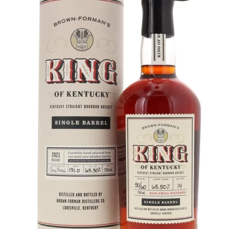 Brown Forman's King of Kentucky 14 Year Old Single Barrel Kentucky Straight Bourbon 2021 Release Barrel 14