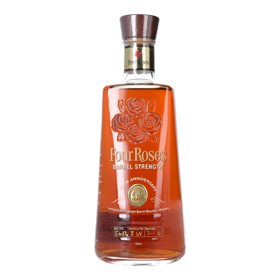 Four Roses 120th Anniversary Single Barrel Limited Edition Barrel Strength Bourbon 2008 3