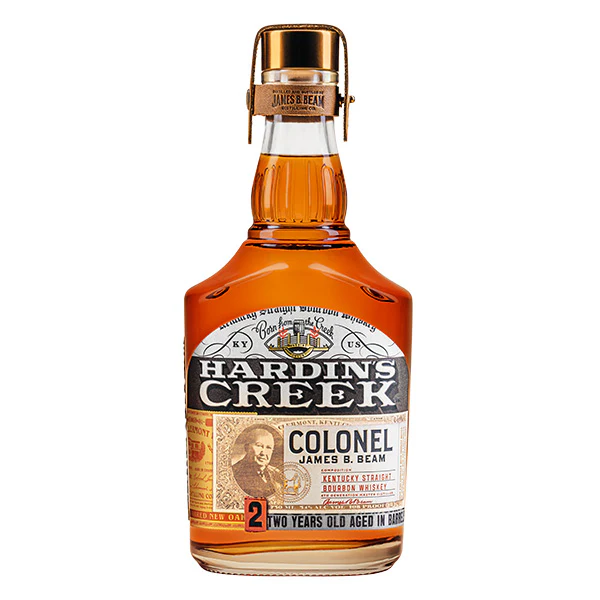 Hardin's Creek Colonel James B. Beam 2 year Kentucky Straight Bourbon