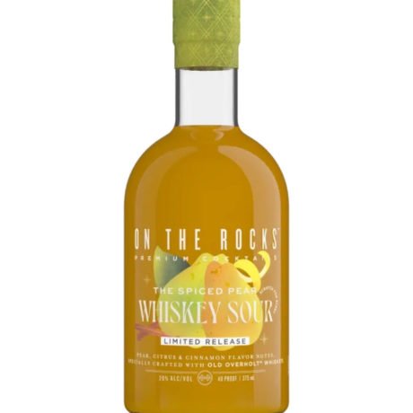 ON THE ROCKS SPICED PEAR WHISKEY SOUR LIMITED RELEASE COCKTAIL 375ML