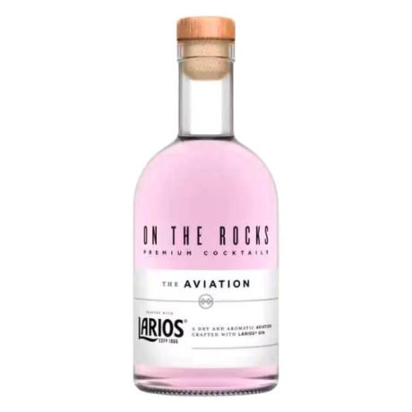 ON THE ROCKS THE AVIATION LARIOS GIN PREMIUM COCKTAILS 375ML