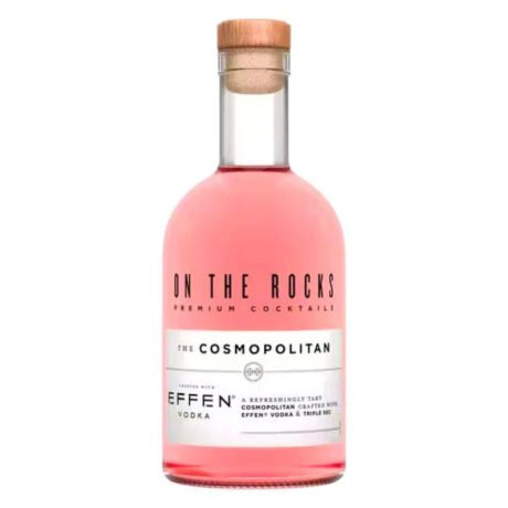 ON THE ROCKS THE COSMOPOLITAN EFFEN VODKA PREMIUM COCKTAILS 375ML