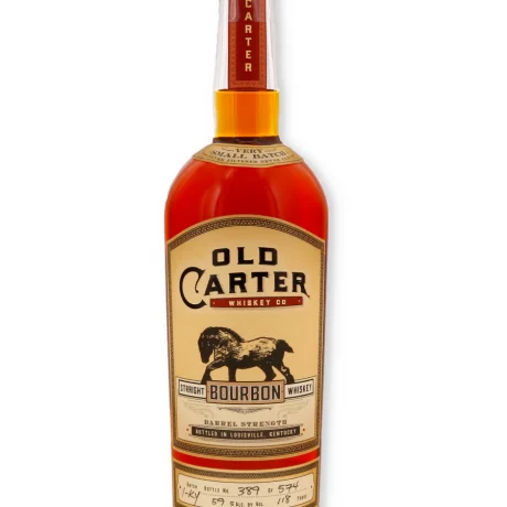 Old Carter Very Small Batch Barrel Strength Bourbon Batch 1-KY 118 Proof 1 of 574