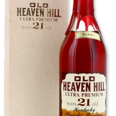 Old Heaven Hill Ultra Premium 21 Year Old Kentucky Bourbon 1990s Red Wax [Original Box]