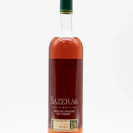 Sazerac 18 Year Old Rye Whiskey 2010