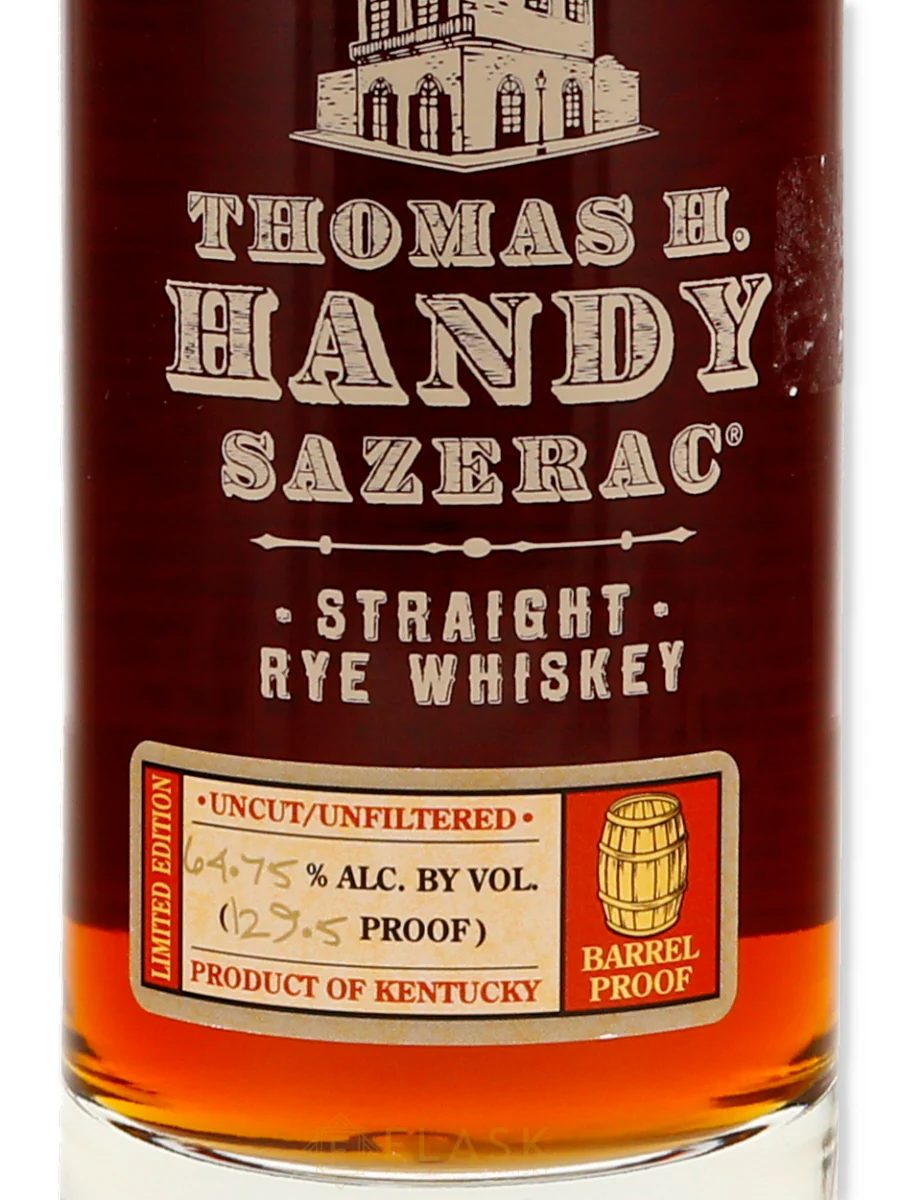Thomas H Handy Sazerac Rye Whiskey 2021 129.5 Proof 1 Thomas H Handy Sazerac Rye Whiskey 2021 129.5 Proof