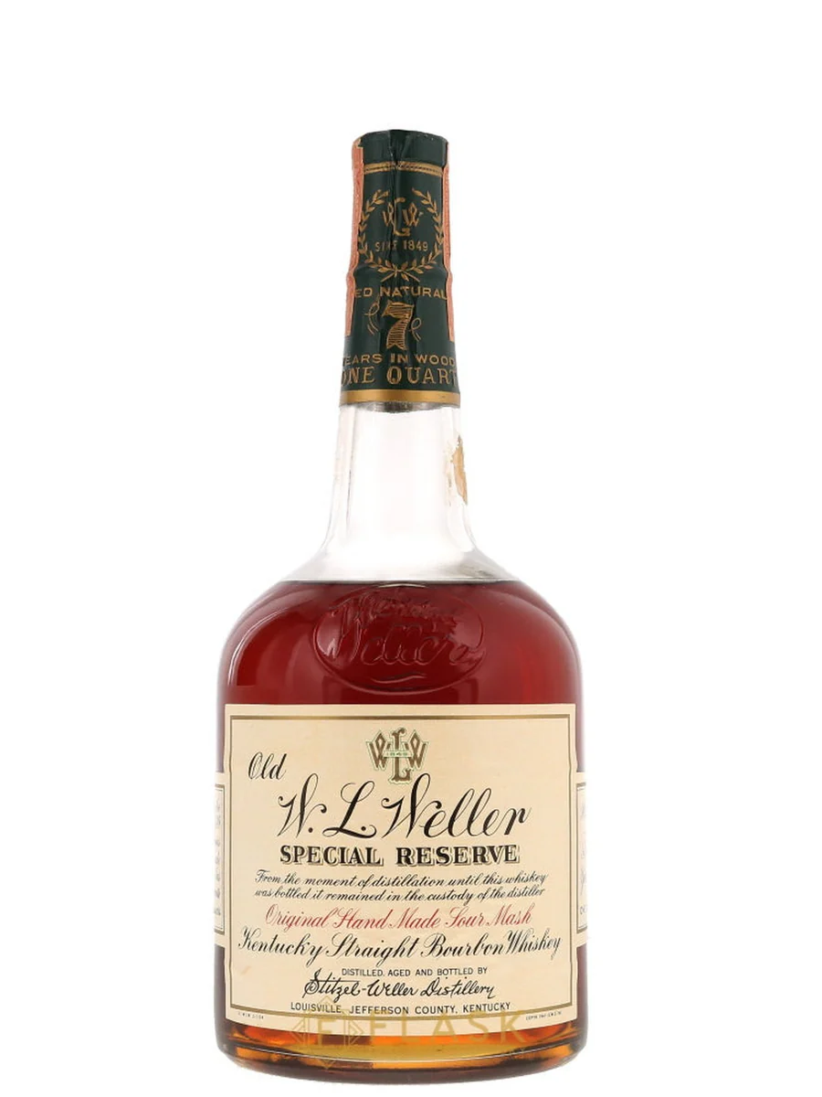 WL Weller 7 Year Old Special Reserve Bourbon 1954 or Stitzel-Weller 1 Quart WL Weller 7 Year Old Special Reserve Bourbon 1954 or Stitzel-Weller 1 Quart