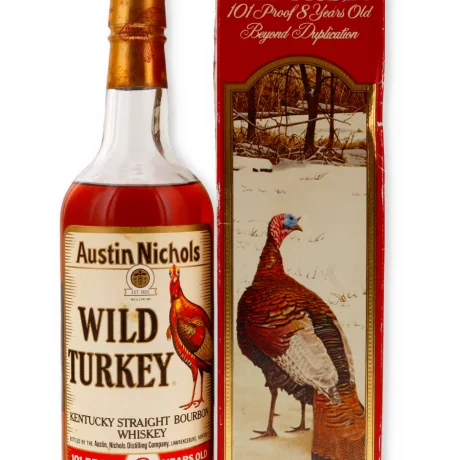 Wild Turkey 8 Year Old 1986 101 Proof Bourbon Beyond Duplication Box 750ml