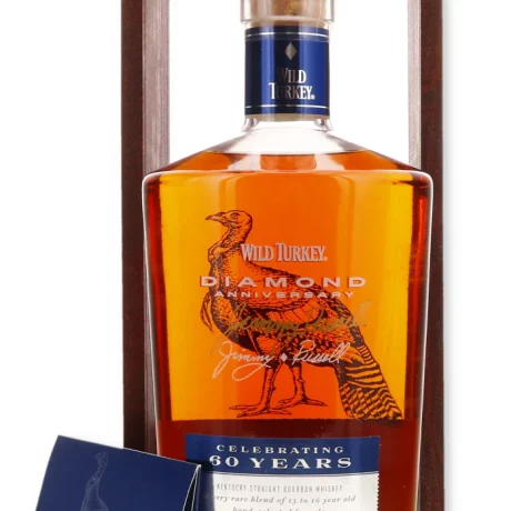 Wild Turkey Diamond Anniversary Bourbon Autographed By Jimmy Russell