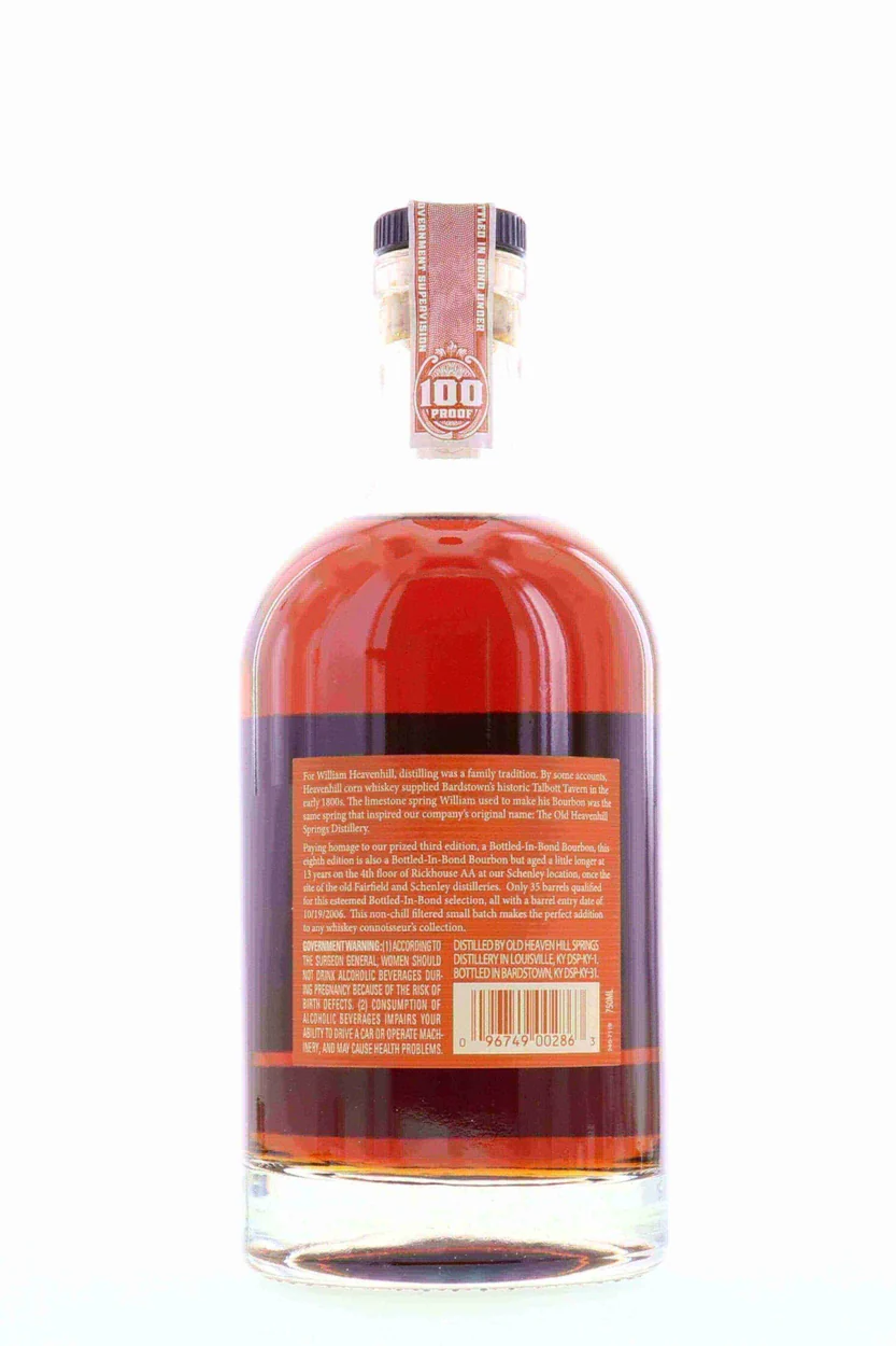 William Heavenhill Small Batch 13 Year Bottled in Bond 1 William Heavenhill Small Batch 13 Year Bottled in Bond