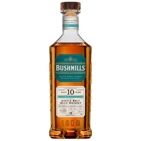 Bushmills 10 Year Private Reserve Plum Brandy Casks Irish Whiskey
