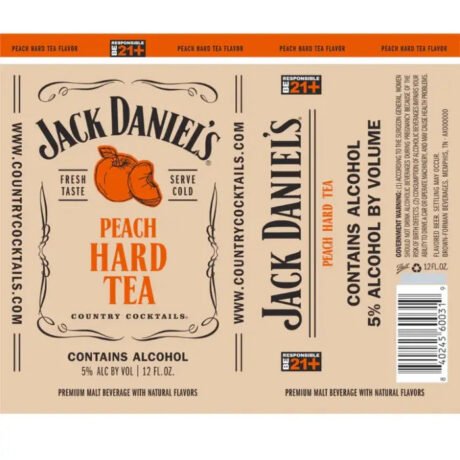 Jack Daniel's Country Cocktails Peach Hard Tea