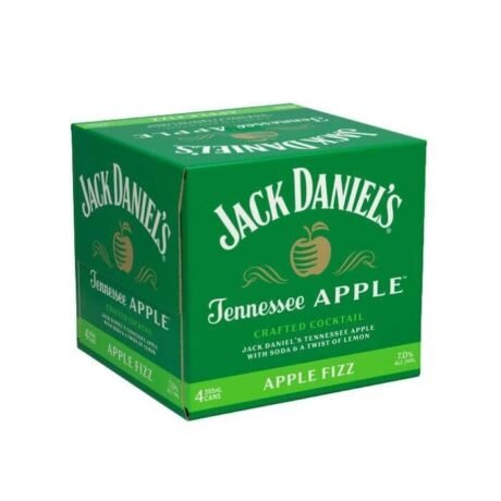 Jack Daniel's Tennessee Apple Fizz 4 Pack Cans